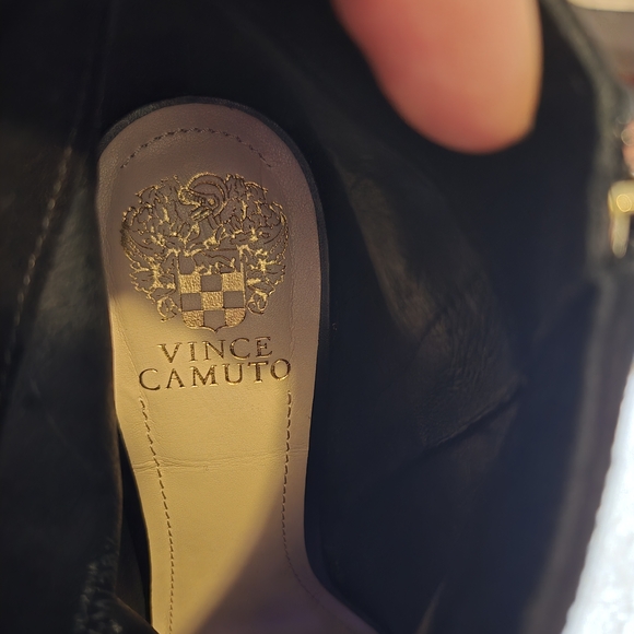 Vince Camuto Kevia Peep-Toe Heeled Booties - Picture 4 of 6